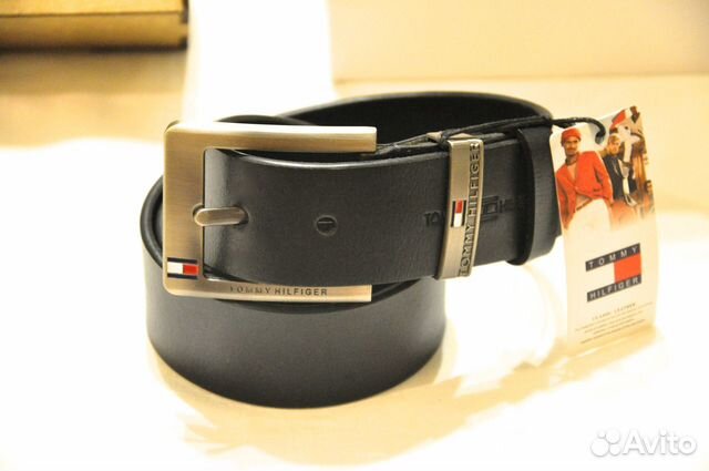 Мужской ремень / Tommy Hilfiger / новый (синий)