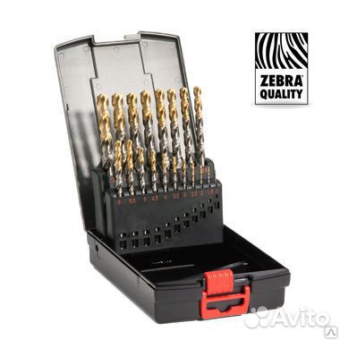 Набор сверл спиральных Wurth HSS TiN (19 шт) Набор сверл спиральных Wurth HSS TiN (19 шт)