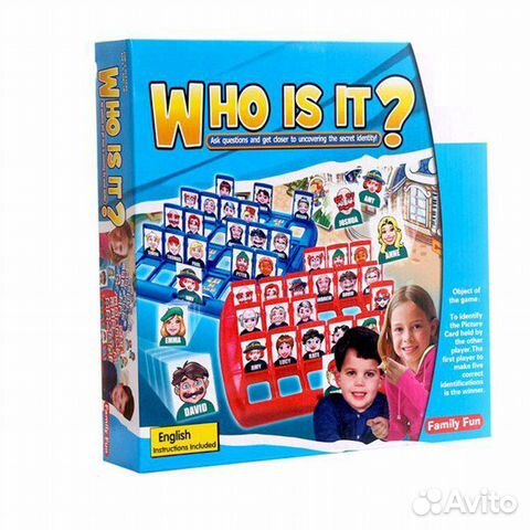 Who is it. Настольная игра на английском