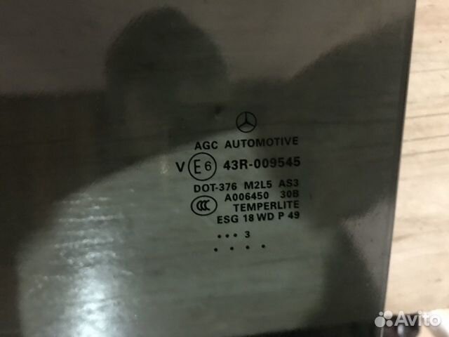 Стекло двери заднее левое Mercedes-Benz GL W166