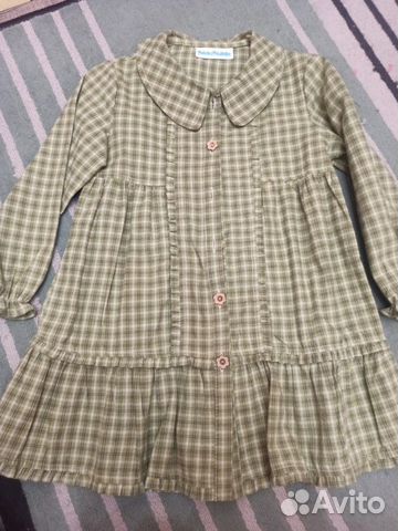 Теплое платье для сада размер 110-116 Теплое платье для сада размер 110-116