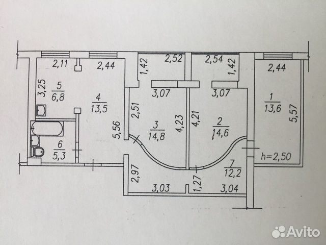 4-к квартира, 81 м², 5/9 эт. 4-к квартира, 81 м², 5/9 эт.