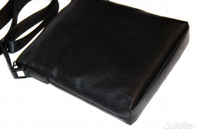 Мужская кожаная сумка Montblanc black планшет 03
