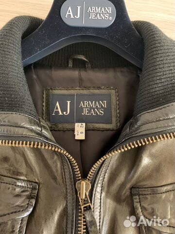 Кожаная куртка Armani Jeans Кожаная куртка Armani Jeans