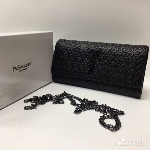 Новая женская сумка клатч из кожи Saint Laurent Новая женская сумка клатч из кожи Saint Laurent