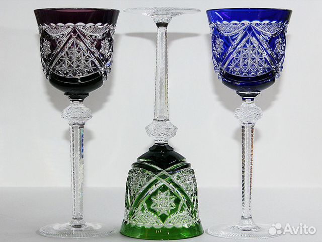 Barthmann Spode фужеры бокалы 23см 30PbO антик