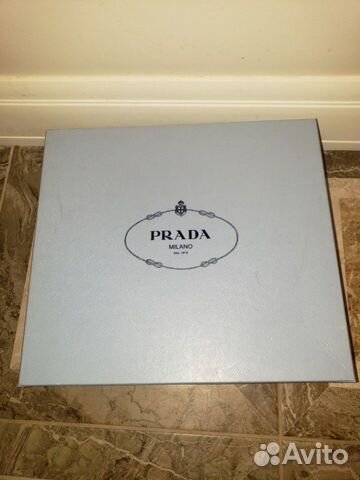 Ботинки кожаные Prada Ботинки кожаные Prada