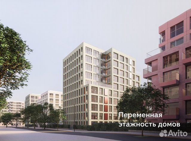 2-к квартира, 77.1 м², 2/7 эт. 2-к квартира, 77.1 м², 2/7 эт.