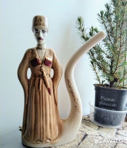 Статуэтка поильник Кисловодск фарфор Джигит