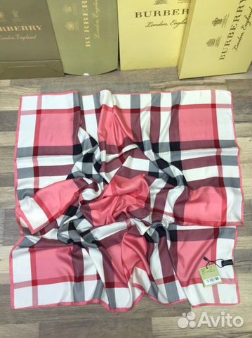 Новый женский шёлковый платок Burberry