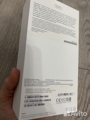 Телефон iPhone 7 Plus 128 GB чёрный Телефон iPhone 7 Plus 128 GB чёрный