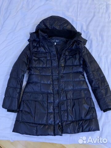 Пуховик женский armani jeans Пуховик женский armani jeans