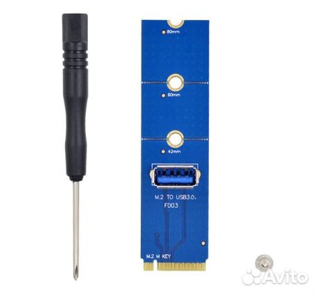 Переходник M2 на PCI-E (USB 3.0)
