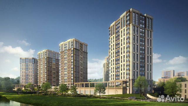3-к квартира, 87.3 м², 2/17 эт.