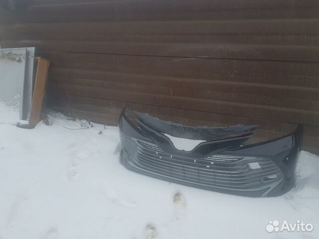 Тойота камри v70 передний бампер оригинал