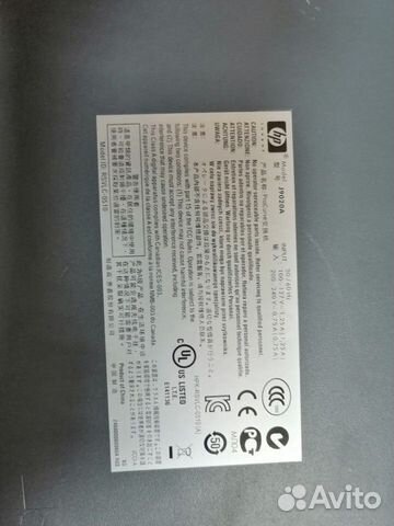 Коммутатор des-1228 и hp procurve 2510-48