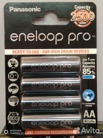 Аккумулятор AAA Panasonic Eneloop Pro 930mAh