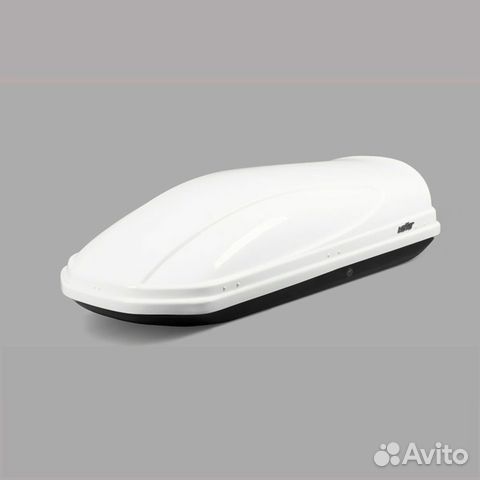 Бокс на крышу Koffer А-430 белый глянцевый