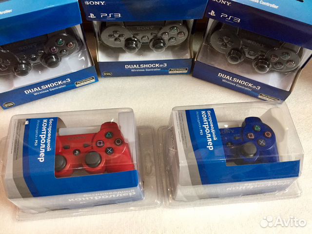 Джойстики на PS3 новые запечатанные