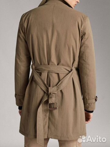 Тренч утепленный Massimo Dutti новый
