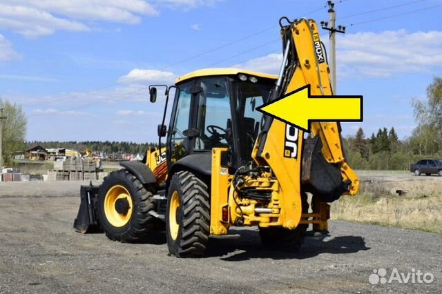 JCB 4CX задние стёкла