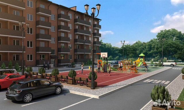 1-к квартира, 33.4 м², 2/5 эт.