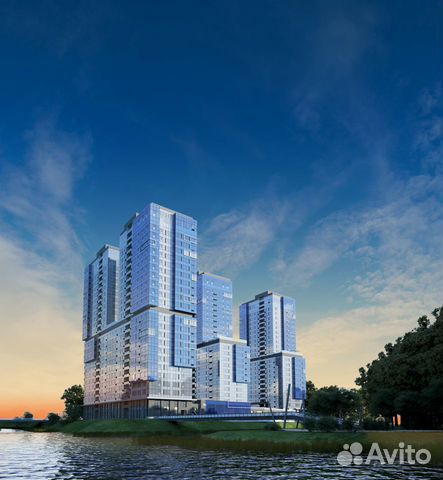 1-к квартира, 41.8 м², 12/25 эт. 1-к квартира, 41.8 м², 12/25 эт.