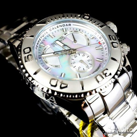 Мужские Часы Invicta Pro Diver Reserve Календарь