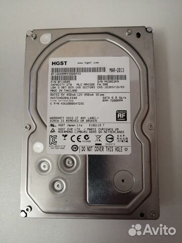 Жесткий диск hgst 2TB