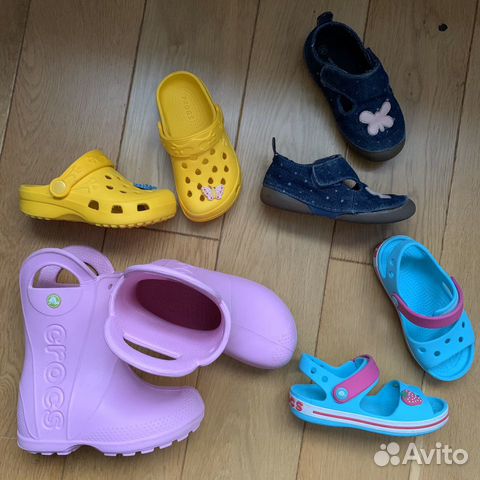 Crocs сапоги С10 сандалии С9