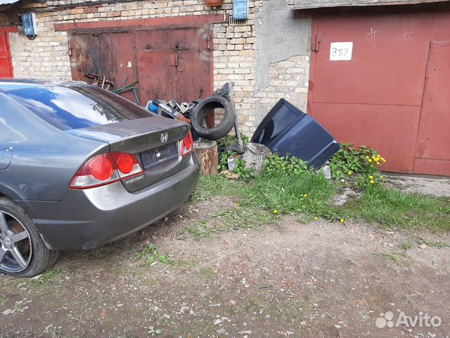 Задняя часть кузова на хонду цивик 4д