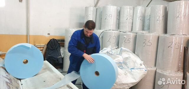 Услуги резки/нарезки рулонов спанбонд, смс и др Услуги резки/нарезки рулонов спанбонд, смс и др