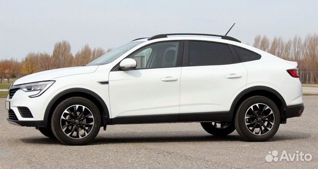 Рейлинги продольные на Renault Arkana (2019+). апс