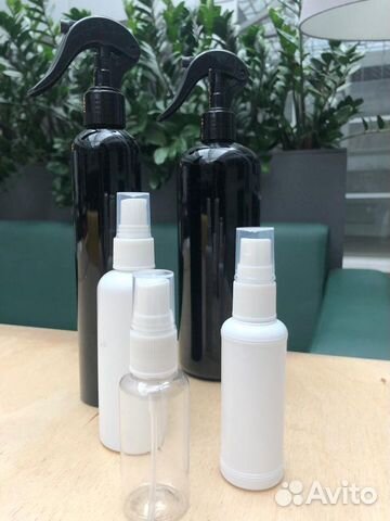 Флаконы пэт с распылителем для антисептика Флаконы пэт с распылителем для антисептика