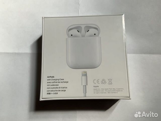 Беспроводные наушники AirPods 2 оригинал Беспроводные наушники AirPods 2 оригинал