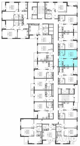 1-к квартира, 35.7 м², 2/17 эт.