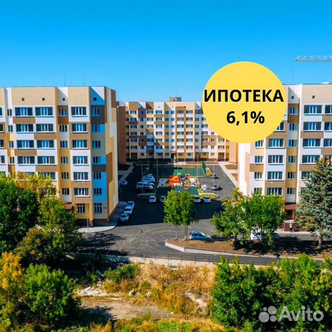 2-к квартира, 62.4 м², 2/7 эт.