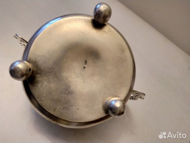 Сахарница/конфетница старинная серебряная 84 пробы Сахарница/конфетница старинная серебряная 84 пробы