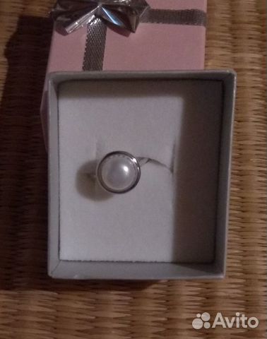 Кольцо серебро новое с натур. жемчугом Art Silver