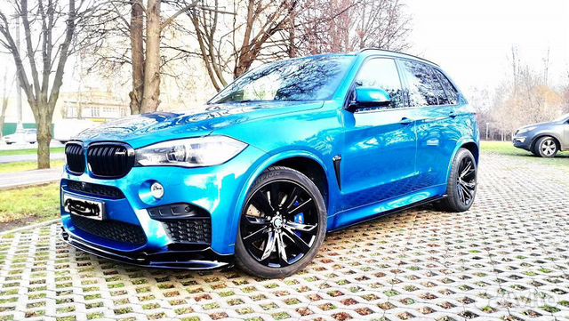 BMW X5M X6M F85 F86 губа сплиттер переднего бампер