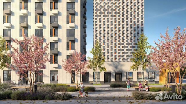 1-к квартира, 40.1 м², 6/31 эт. 1-к квартира, 40.1 м², 6/31 эт.