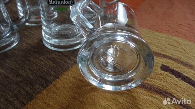 Кружки пивные Heineken оригинальные 6 шт