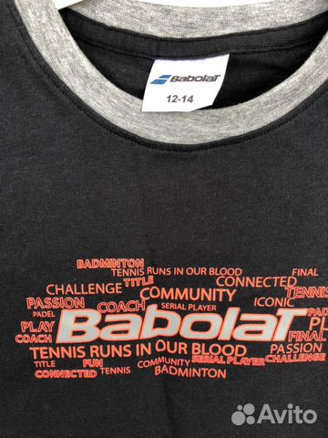 Babolat теннис футболка 12-14 лет
