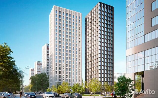 2-к квартира, 45.8 м², 2/22 эт. 2-к квартира, 45.8 м², 2/22 эт.