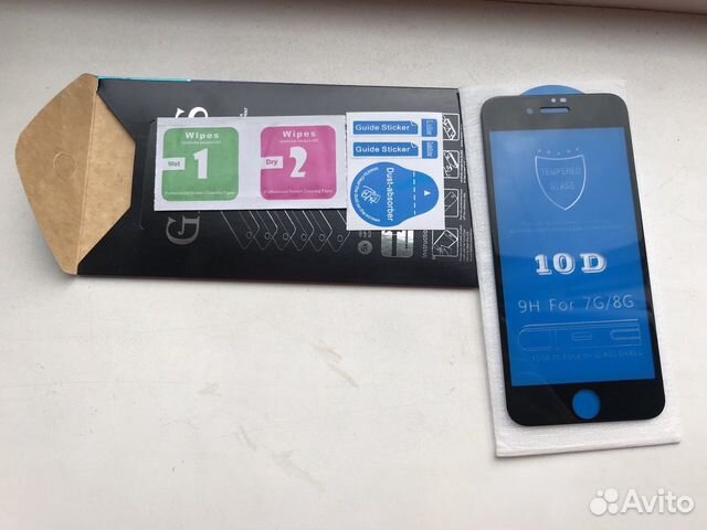 Защитное стекло для iPhone 7, iPhone 8, iPhone X