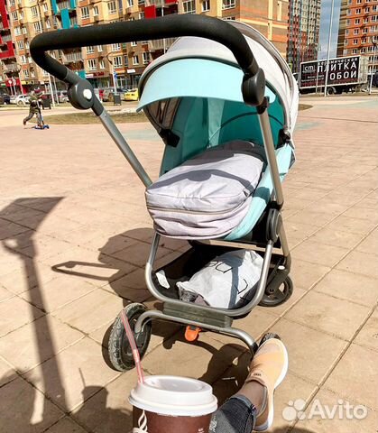 Коляска Stokke Scoot v2 + мягкая люлька Stokke Коляска Stokke Scoot v2 + мягкая люлька Stokke