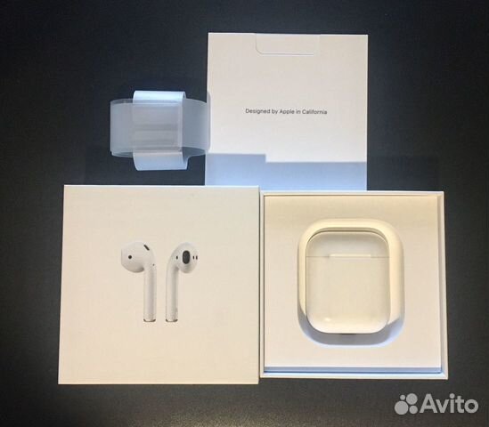 Беспроводные наушники AirPods 2 Беспроводные наушники AirPods 2