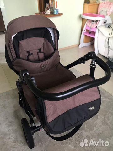 Коляска 3 в 1 Vikalex Cochinella, цвет: linen brow