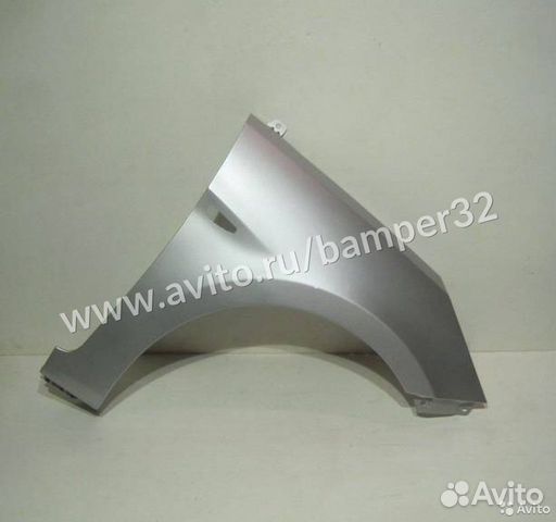 Крыло Solaris цвет RHM серебро