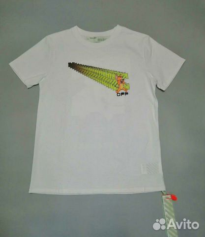Футболка с эмблемой Off-White Футболка с эмблемой Off-White
